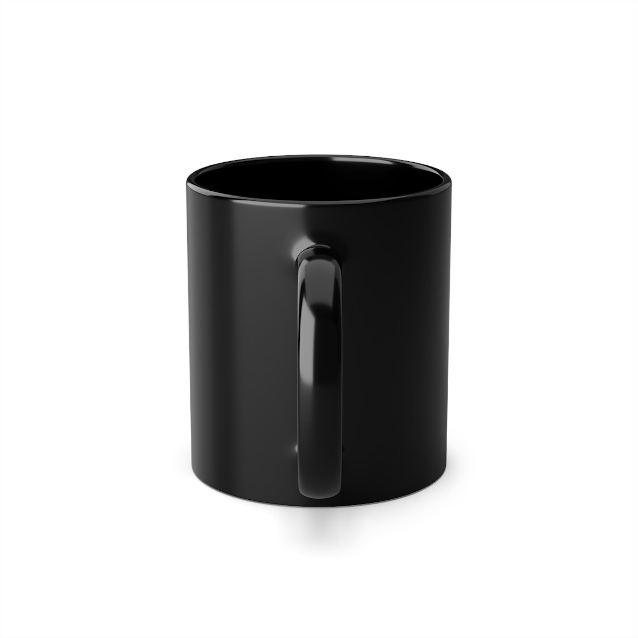 Svart kaffemugg 33 cl