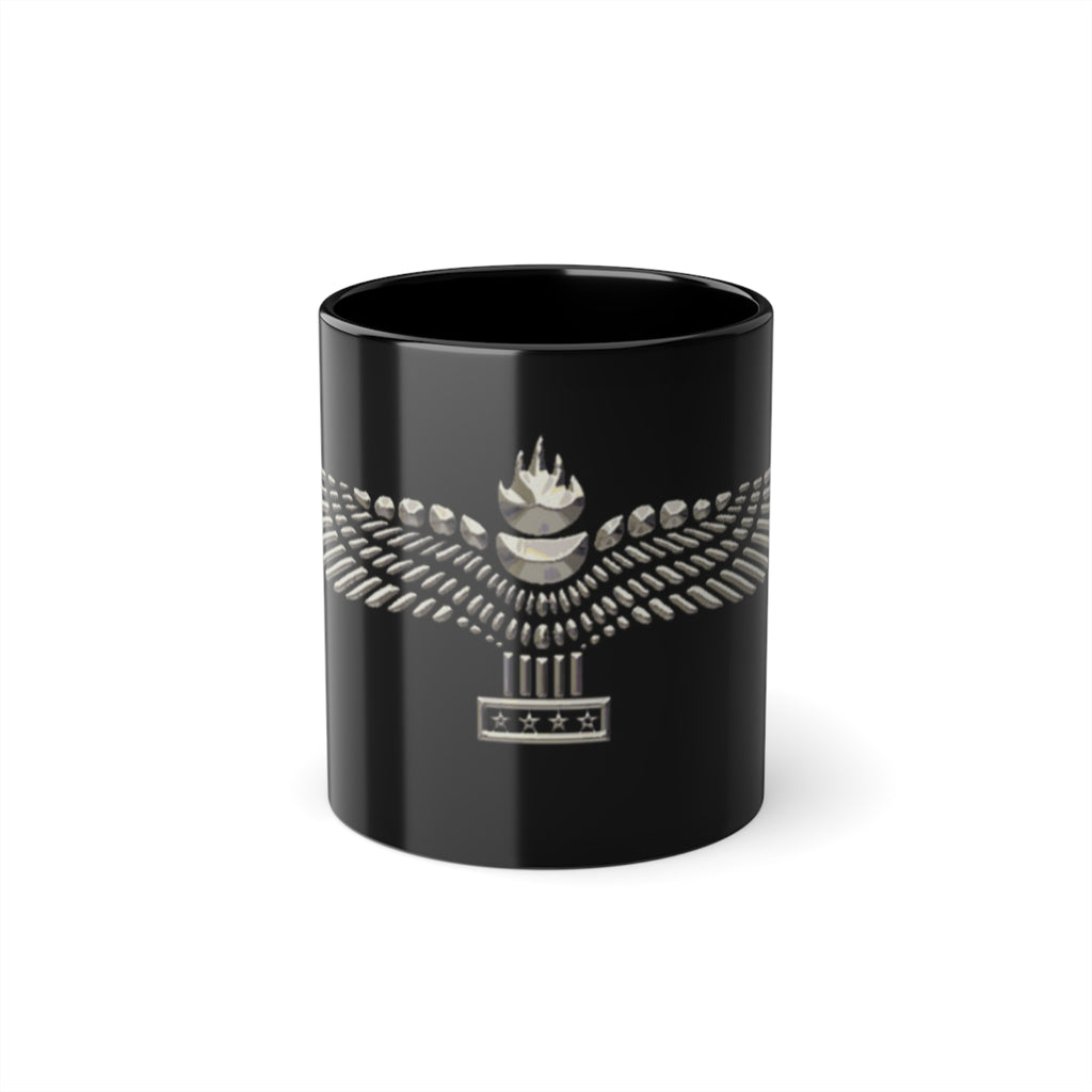 Svart kaffemugg 33 cl