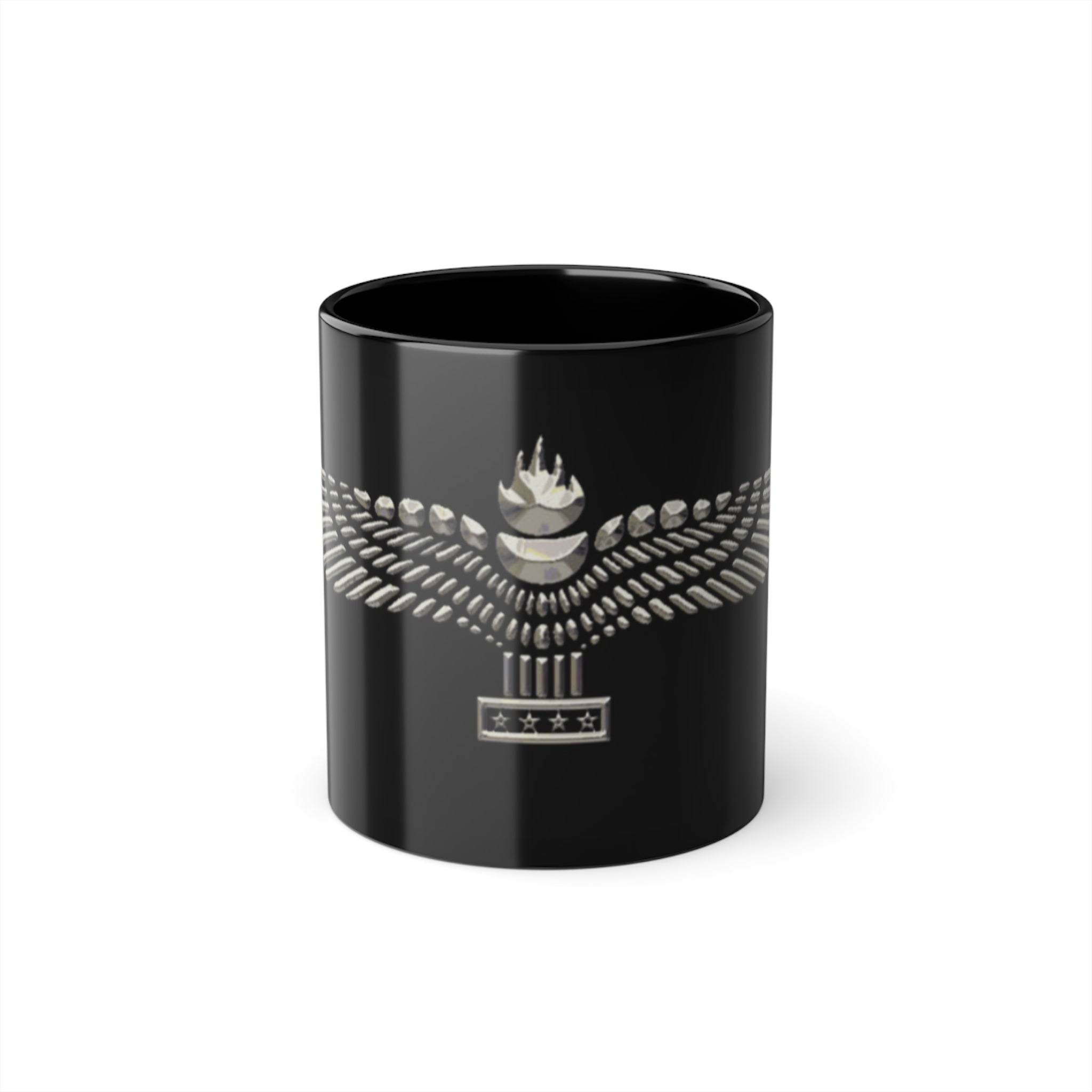 Svart kaffemugg 33 cl
