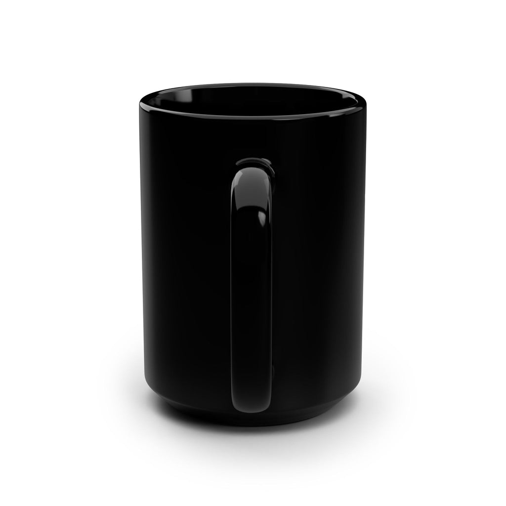 Svart kaffemugg 44 cl