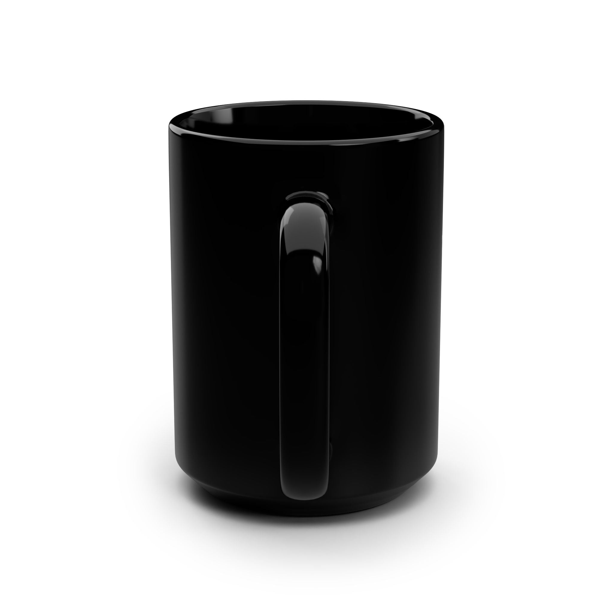 Svart kaffemugg 44 cl