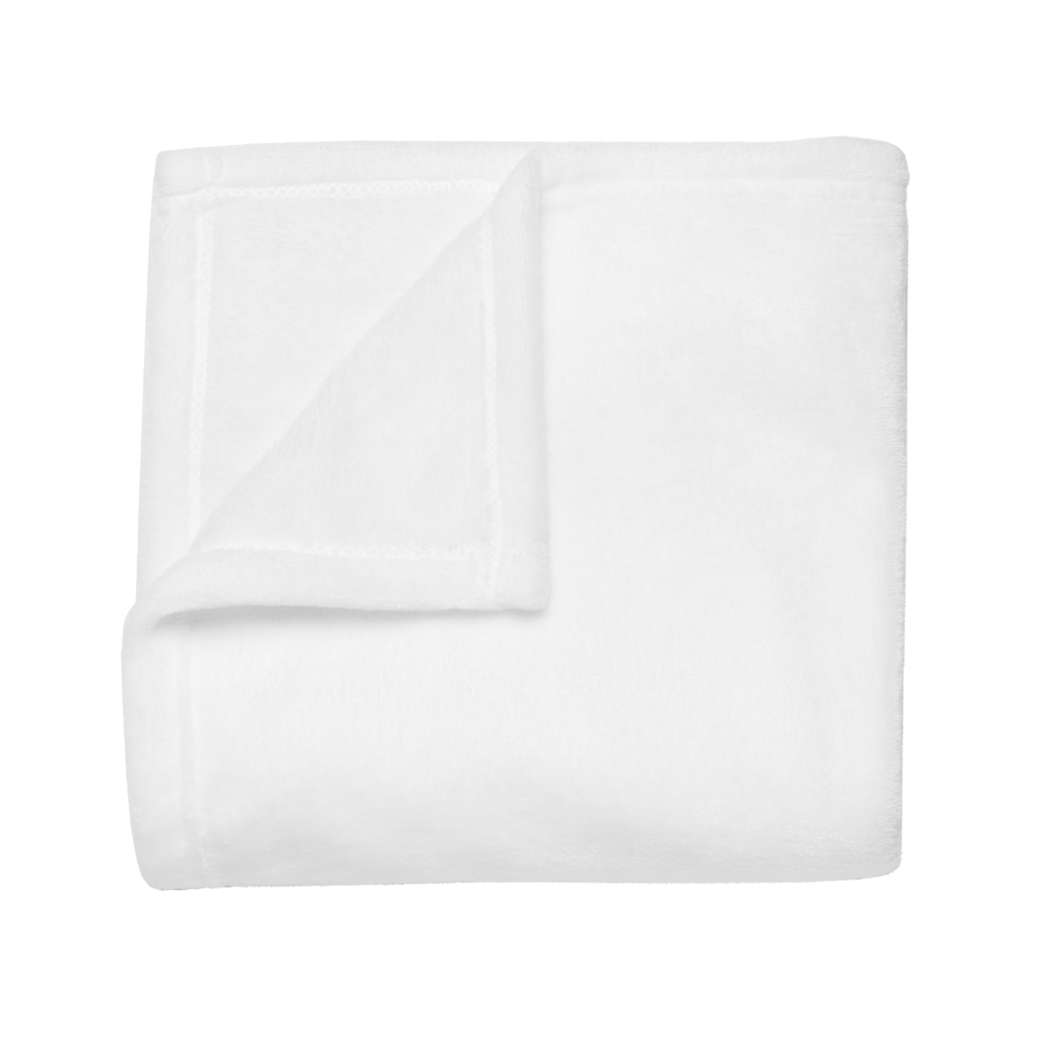 Fleece filt - Vit