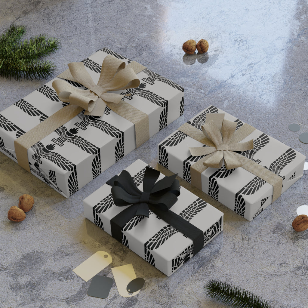 Presentpapper - Grå