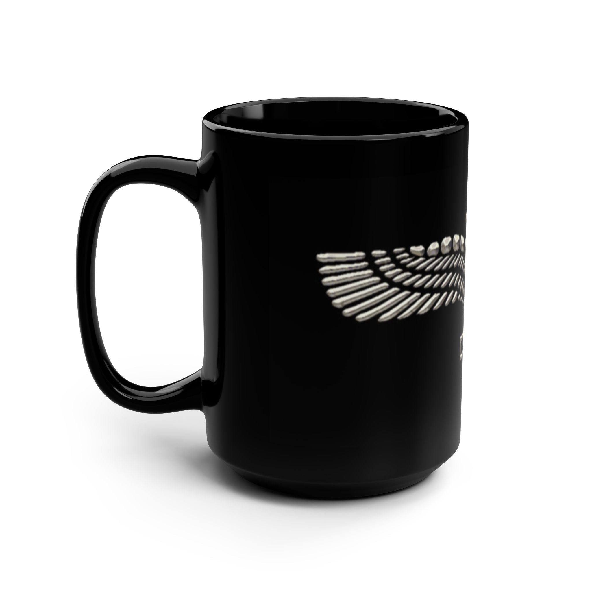 Svart kaffemugg 44 cl