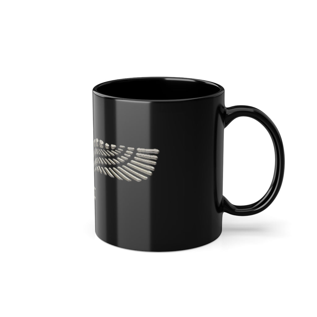 Svart kaffemugg 33 cl