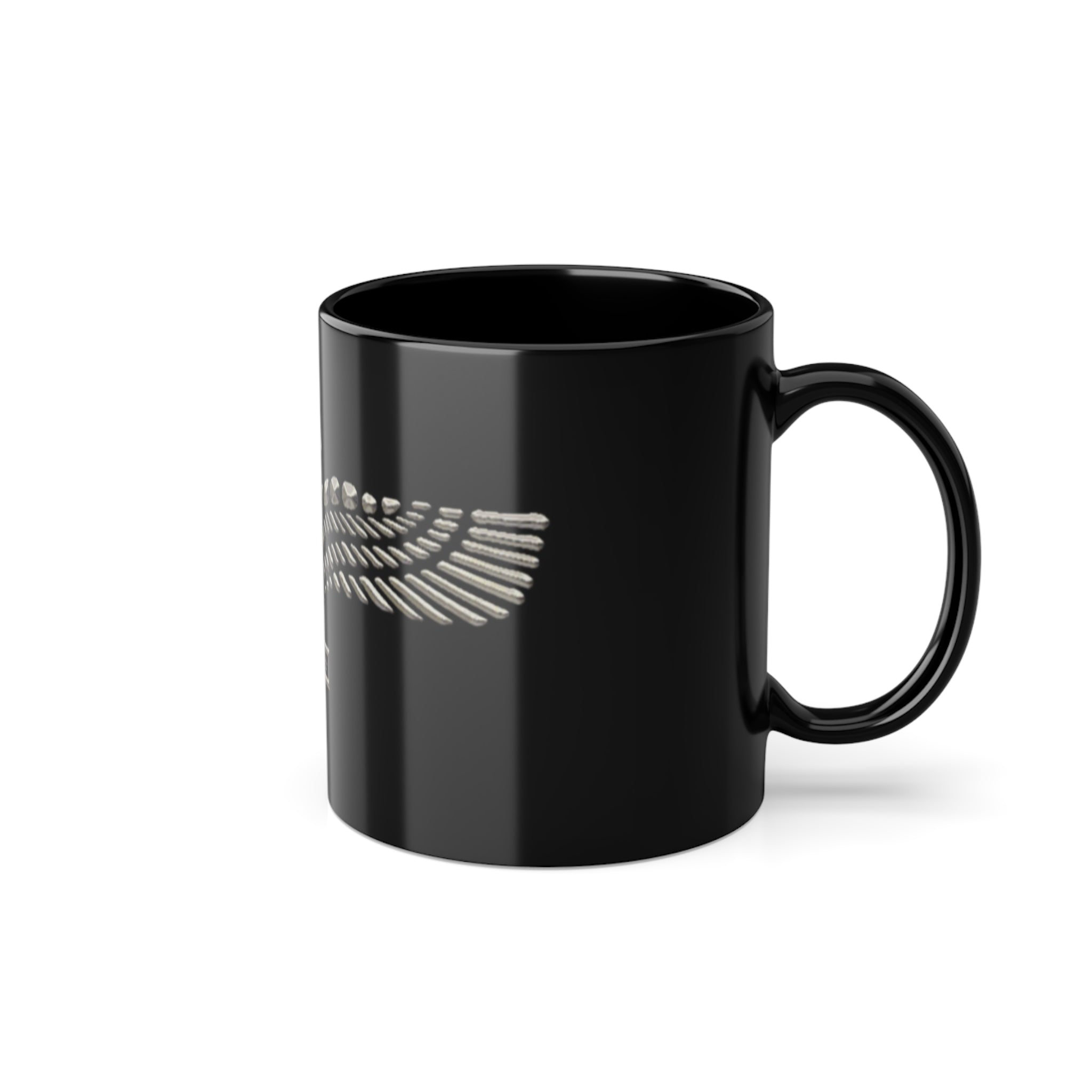 Svart kaffemugg 33 cl