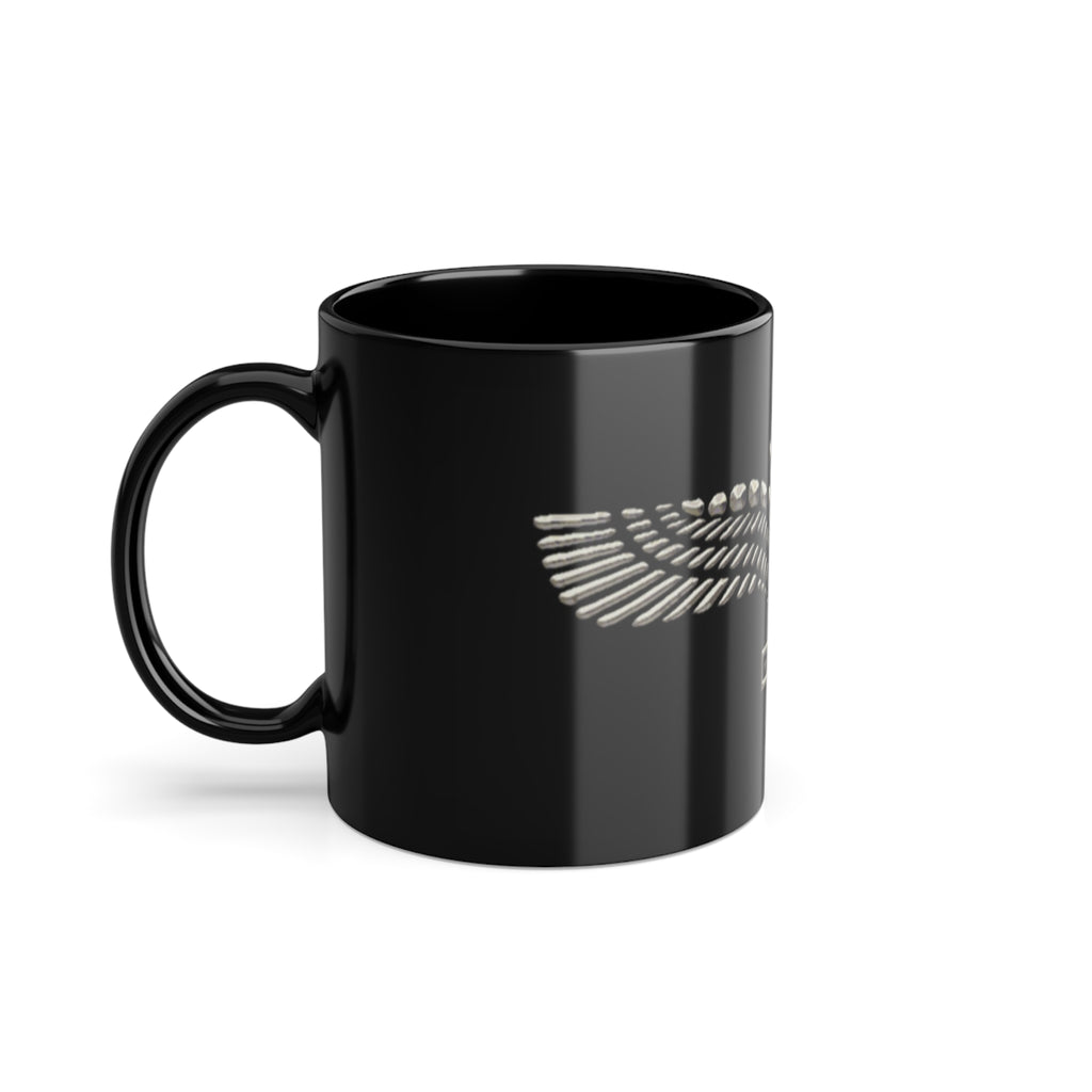 Svart kaffemugg 33 cl