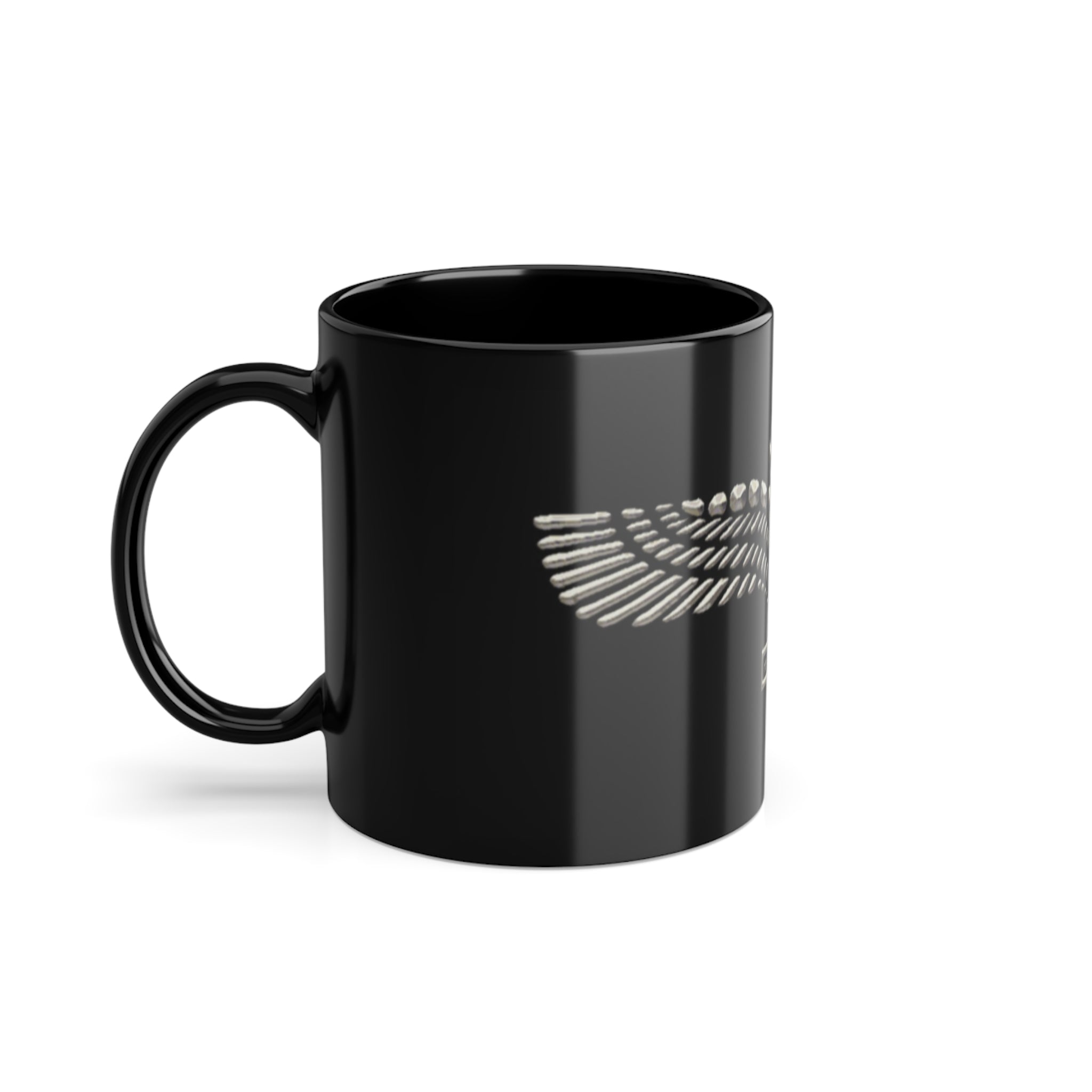Svart kaffemugg 33 cl