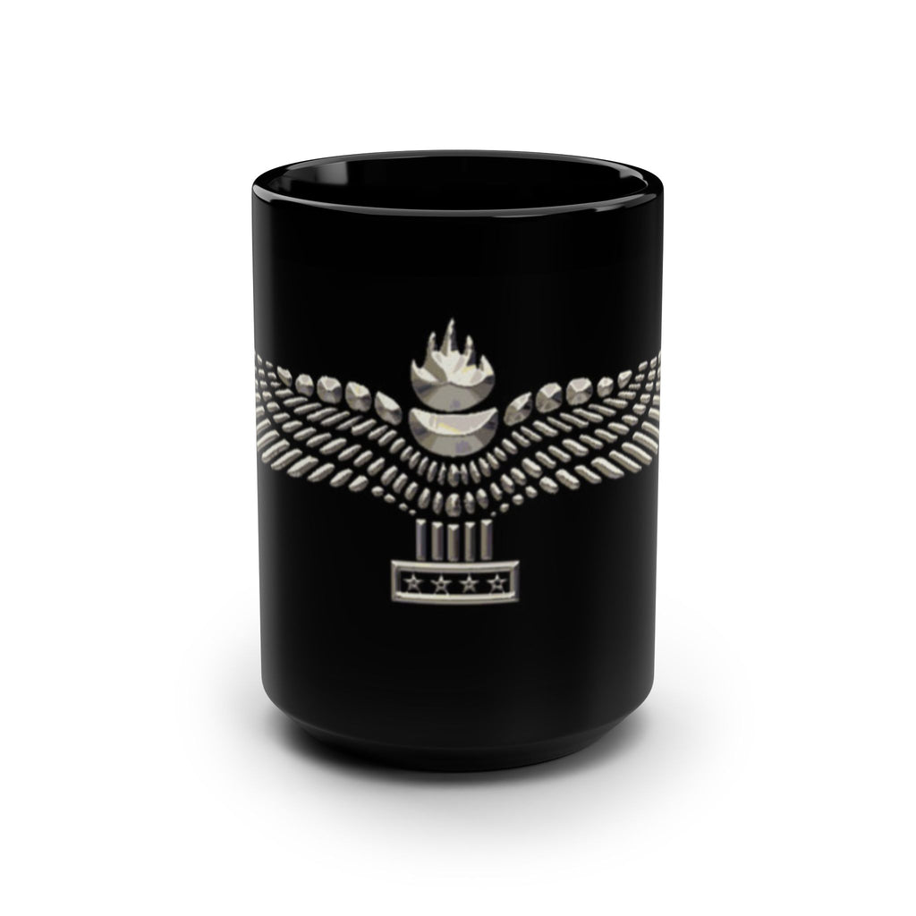 Svart kaffemugg 44 cl