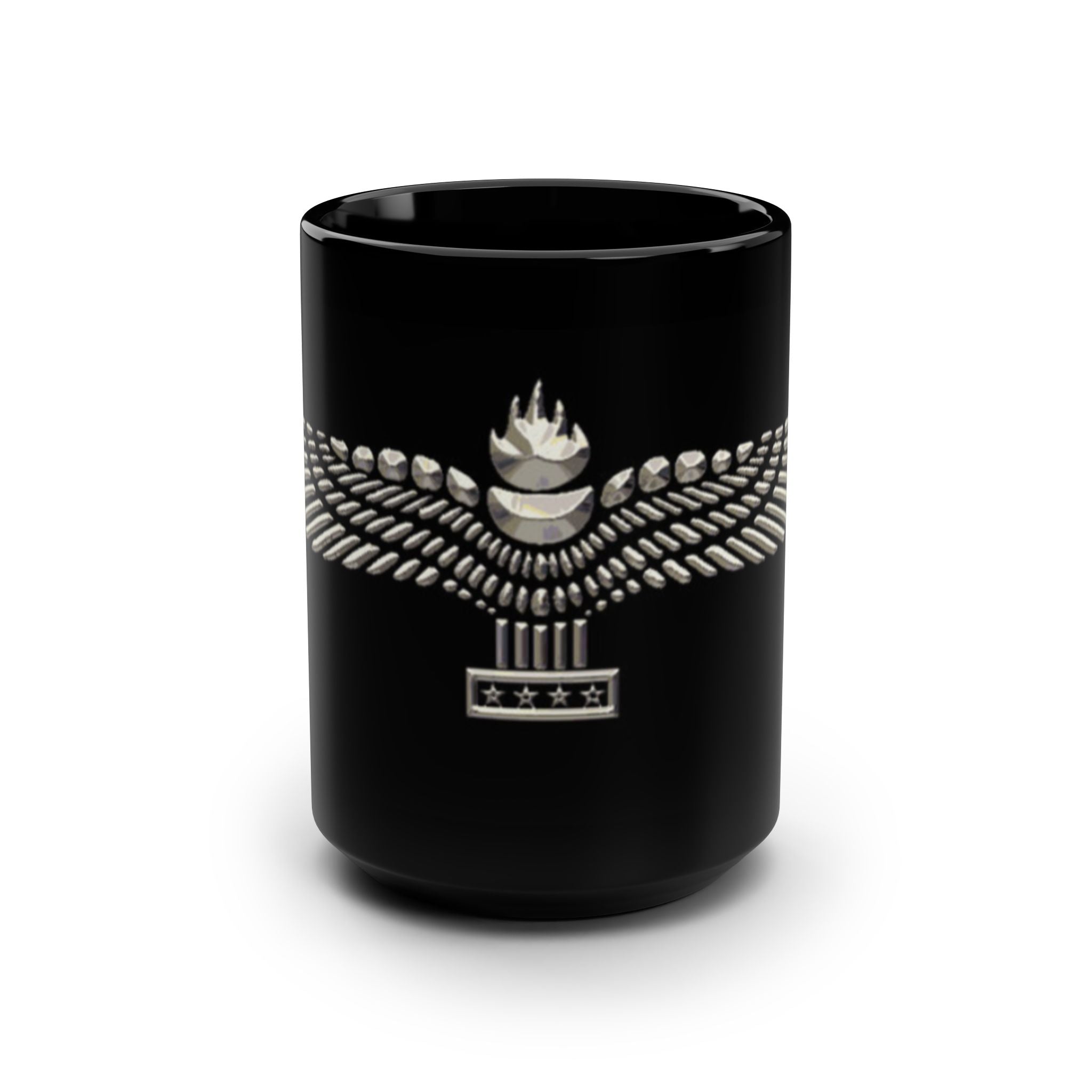 Svart kaffemugg 44 cl